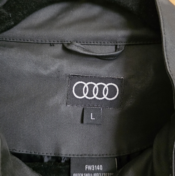 Men's Audi Black Racing Jacket - Picture 3 of 6